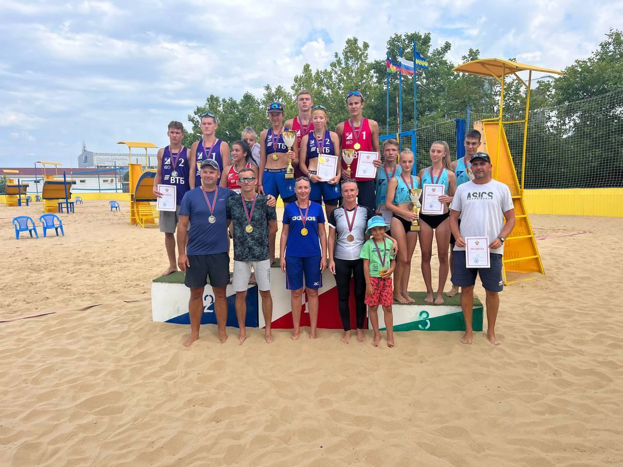 Финальные соревнования первенства Краснодарского края по пляжному волейболу среди юношей и девушек до 17 лет